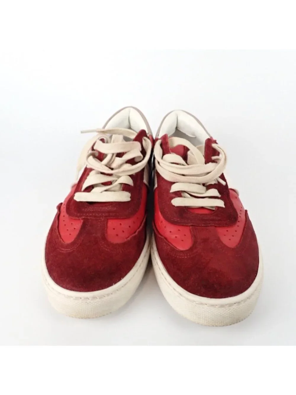 GREATS Brooklyn “The Charlie” Red Suede Sneakers – Men’s 9 - Picture 2 of 8